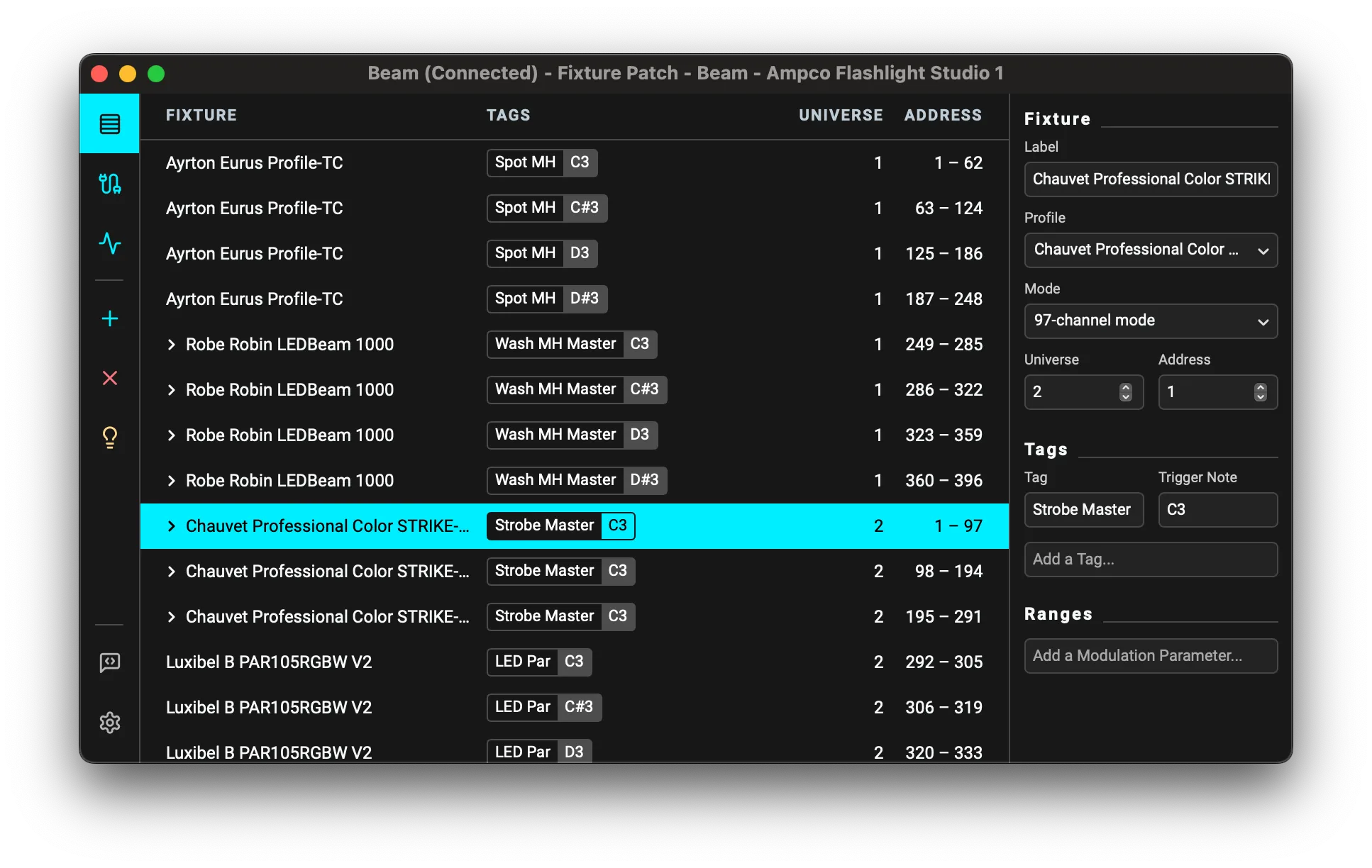 <span class="nowrapAlways">Control complex</span> <span class="nowrapAlways">lighting setups</span>
