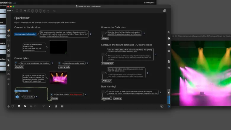 Getting started with Beam for Max